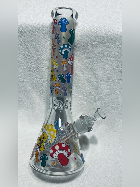 Other - Colorful Mushroom Glass Beaker Water Piece